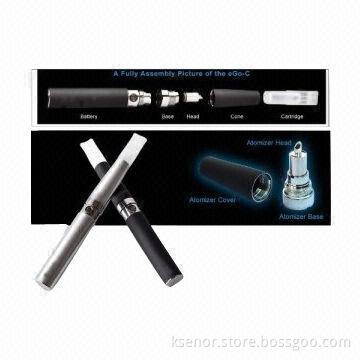 EGO-C E-cigarettes with 650/900/1,100mAh Battery Capacity, Sized 128 x 14mm